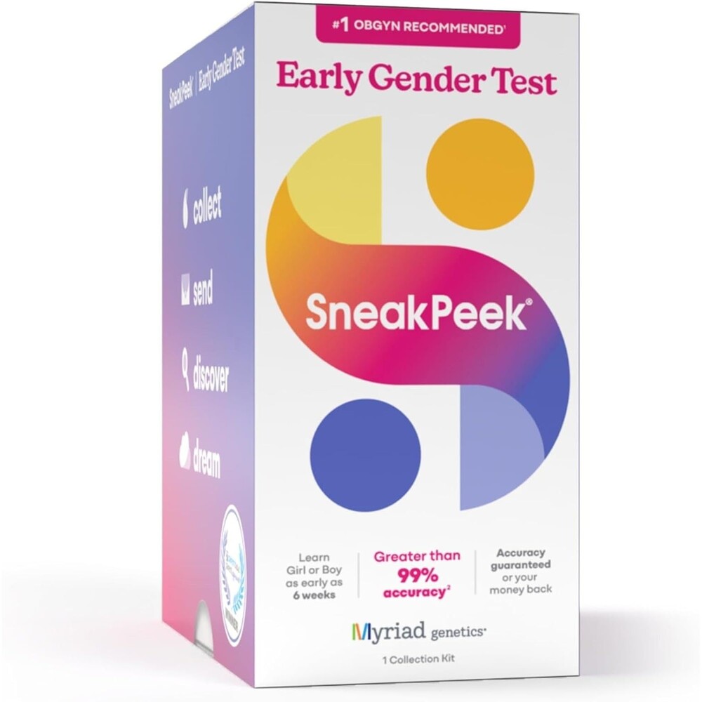 SneakPeek Early Gender Test Snap Standard At-Home Kit Lab Fee Included New